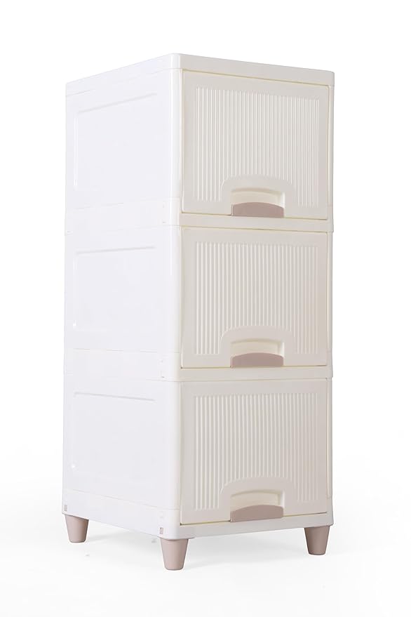 Megnet - White Modular Cabinet Store Oraganizer - 3 Layer