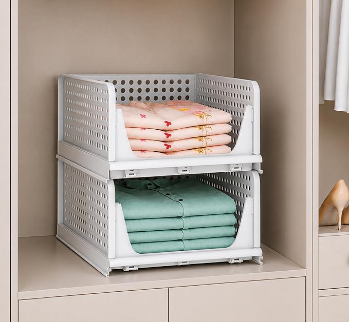 Cloth Rack / Shirt Track - White - 2 Layer
