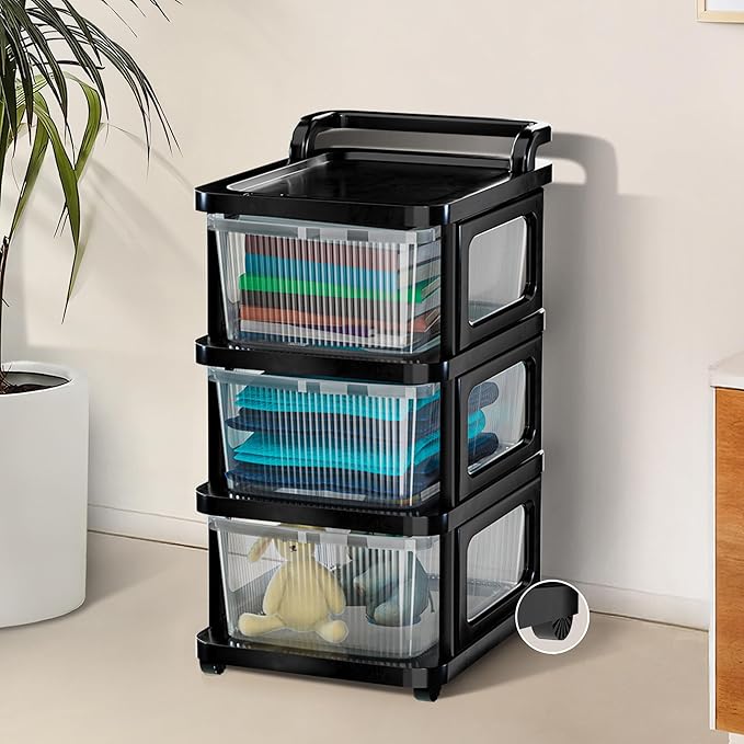 Stone Transparent Modular Drawer - 3 Layer