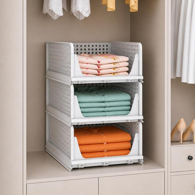 Cloth Rack / Shirt Track - White - 3 Layer