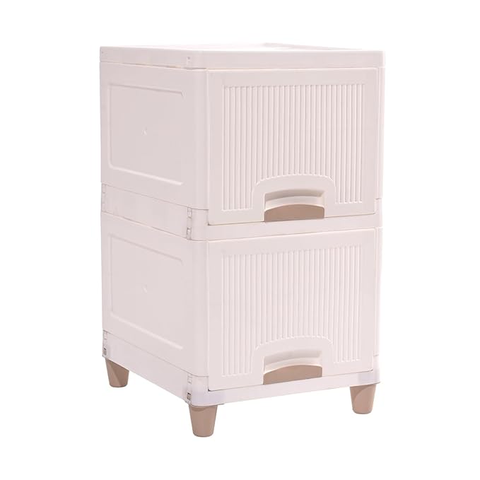 Megnet - White Modular Cabinet Store Oraganizer - 2 Layer
