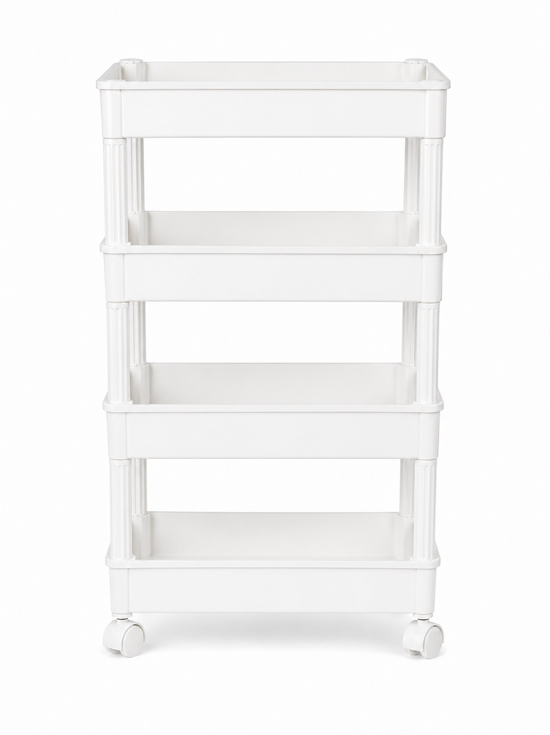 Multi Purpose Storage - White - 4 Layer