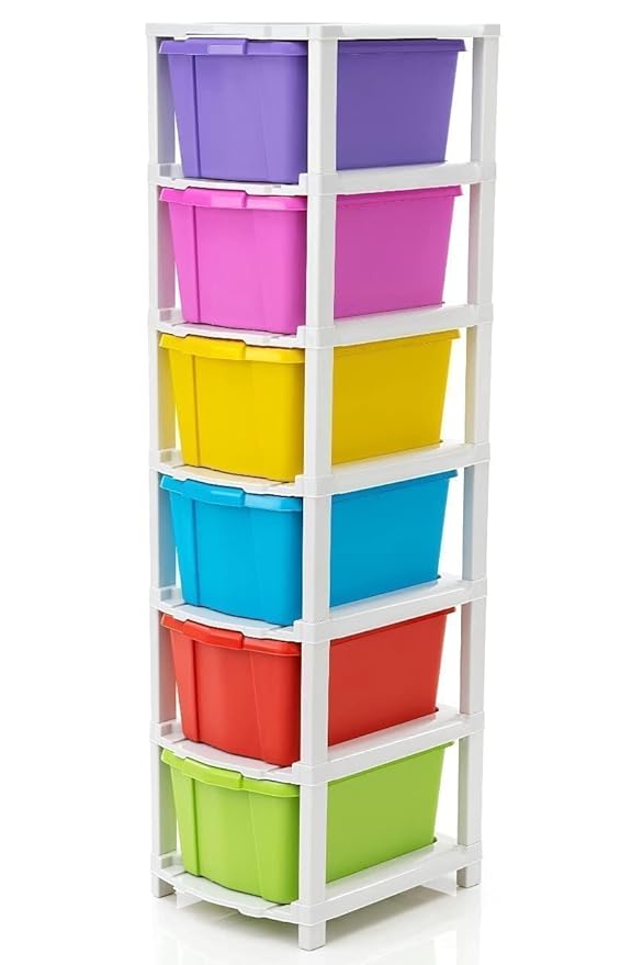 A4 Multi Color Modular Drawer - 5 Layer