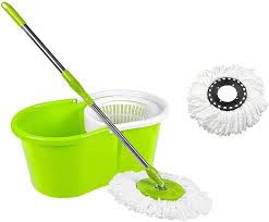 Spin Mop Set Plastic Stainer - Perrot Green
