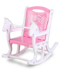 Horse Rocking Chair - Pink / White